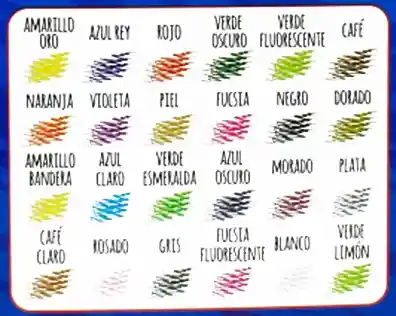 Artisan 24 Lapices De Colores. Punta Gruesa (4mm). Gratis Sacapuntas.