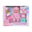 Luna Bebé 12'' Hora Del Baño Con Accesorios
