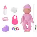 Luna Bebé 12'' Hora Del Baño Con Accesorios