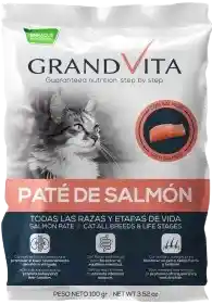 Grand Vita Pate De Salmon Gato Pouch X 100grs