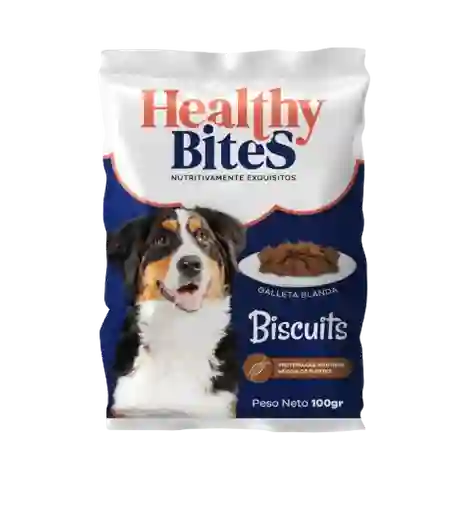 Healthy Bites Biscuits Perro Pouch X 100 Grs