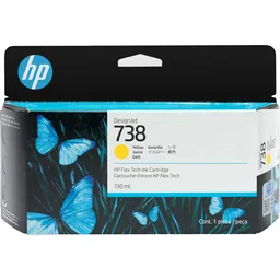 Cartucho De Tinta Hp 738 Amarillo De 130 Ml (498n7a)