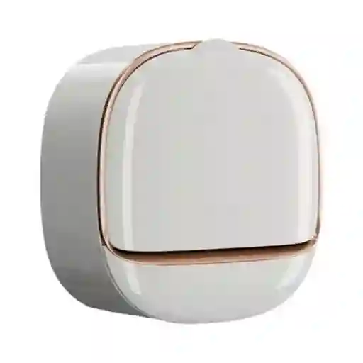 Jabonera Baño Adhesiva Resistente Facil De Instalar Diseño Moderno Elegante Blanco