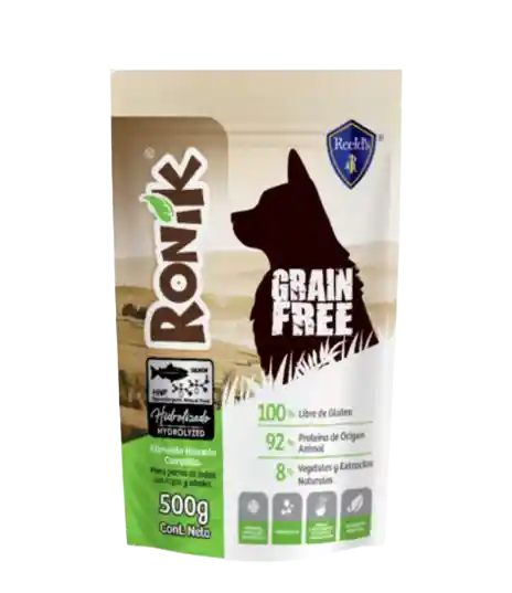 Reelds Ronik Grain Free Salmon Hidrolizado Perros X 500 G