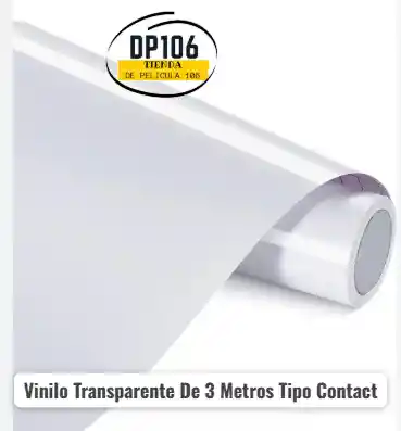 Vinilo Transparente De 3 Metros Tipo Contact