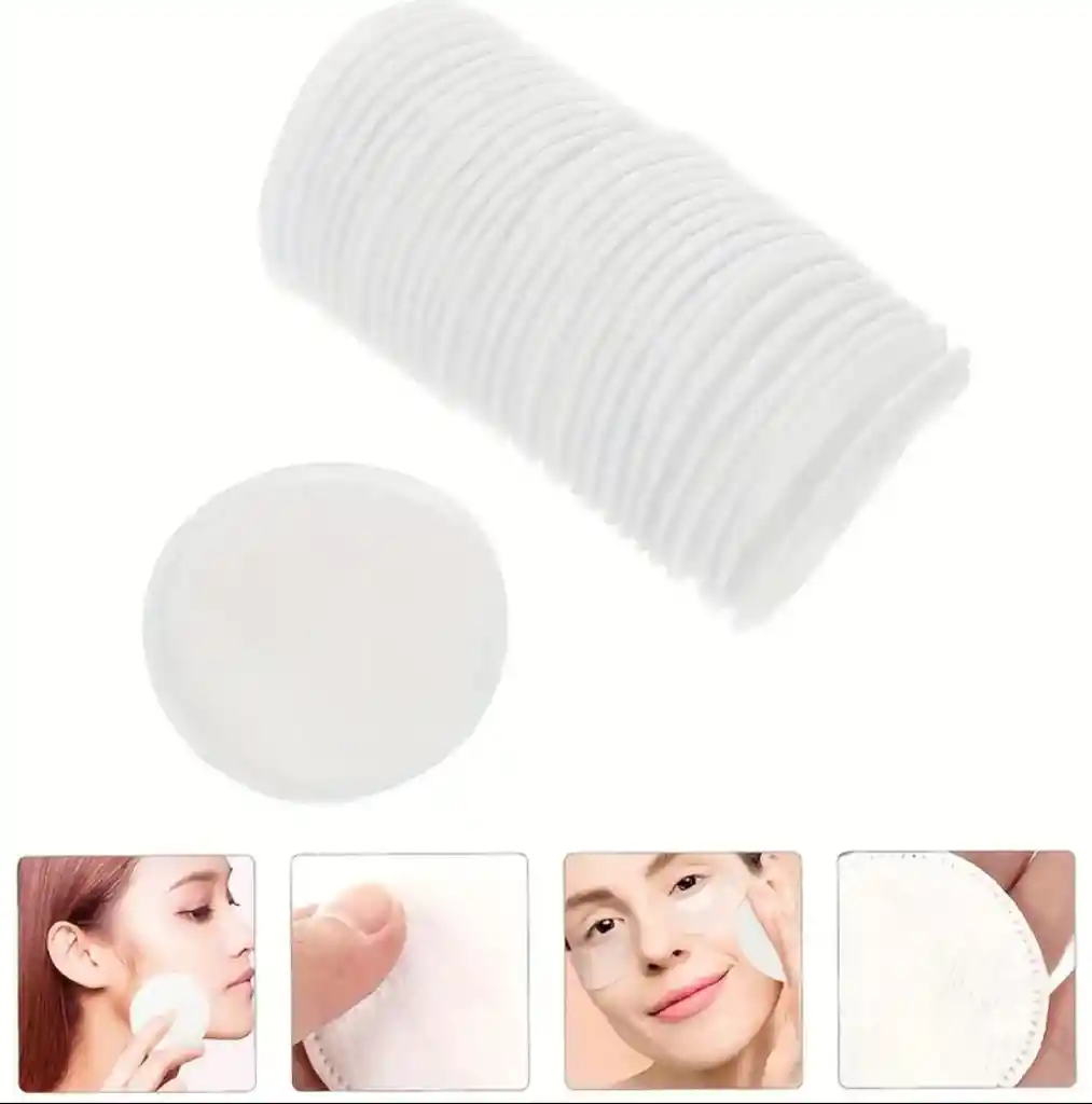 Almohadillas Pads Desmaquillantes X 50 Unds.