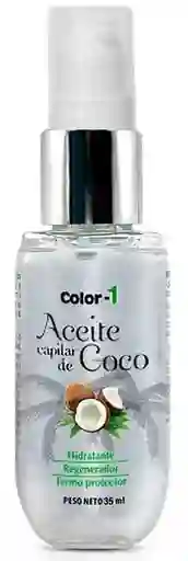 Aceite Capilar De Coco 35ml, Hidratante, Regenerador Y Termo Protector - Color1