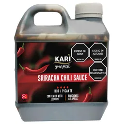 Salsa Picante Kari Sriracha Chili Sauce – Sabor Intenso Y Auténtico Asiático | Ideal Para Marinar Y Cocinar 1000 Ml