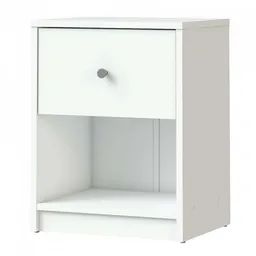 Mesa Noche Tvilum May 37x48x30cm Blanco Aglomerado