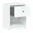 Mesa Noche Tvilum May 37x48x30cm Blanco Aglomerado
