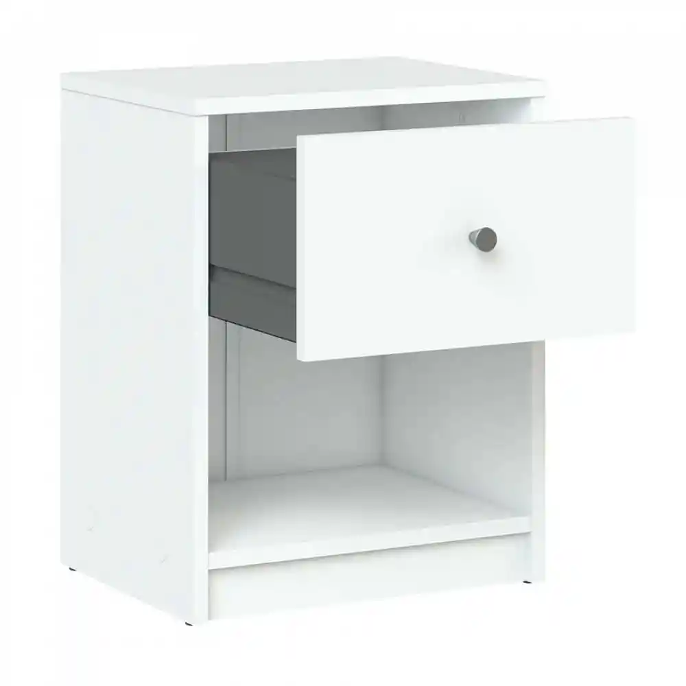 Mesa Noche Tvilum May 37x48x30cm Blanco Aglomerado