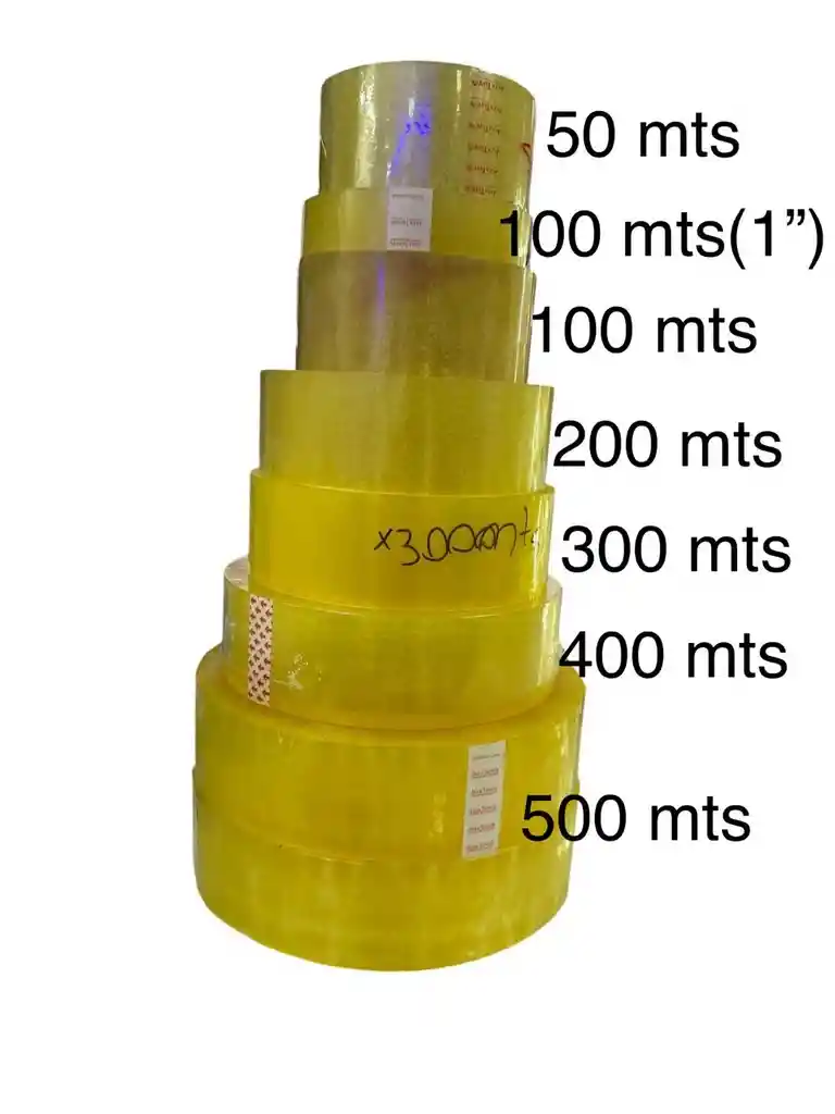 Cinta Transparente 1" X 100 Mts