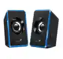 Parlantes Portatil Genius Sp-u125 Usb Azul