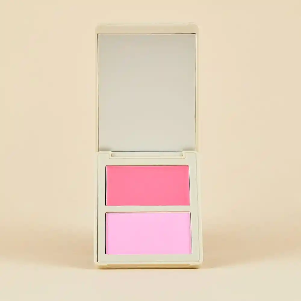 Rubor En Dúo Allure Crema Y Polvo Compacto Tono Pinkcrush Atenea