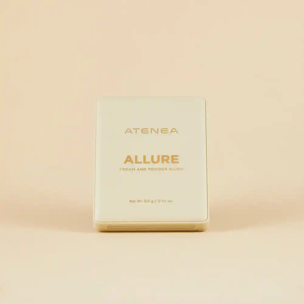 Rubor En Dúo Allure Crema Y Polvo Compacto Tono Pinkcrush Atenea