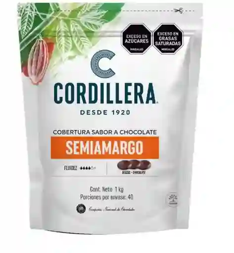 Cobertura Cordillera Sabor A Chocolate Semi-amargo 500g