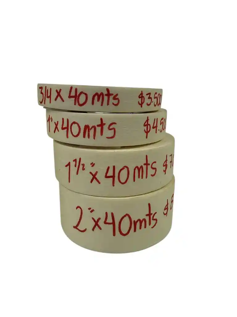 Cinta Enmascarar 3/4" X 40 Mts