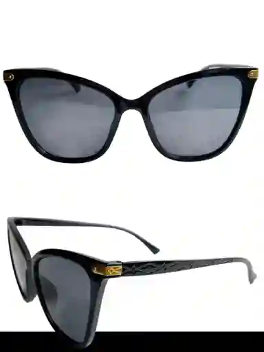 Lentes De Sol Cat-eye Negro G-26