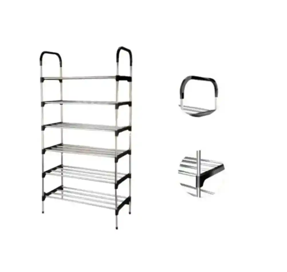 Organizador Zapatero Metálico 6 Niveles Shoe Rack