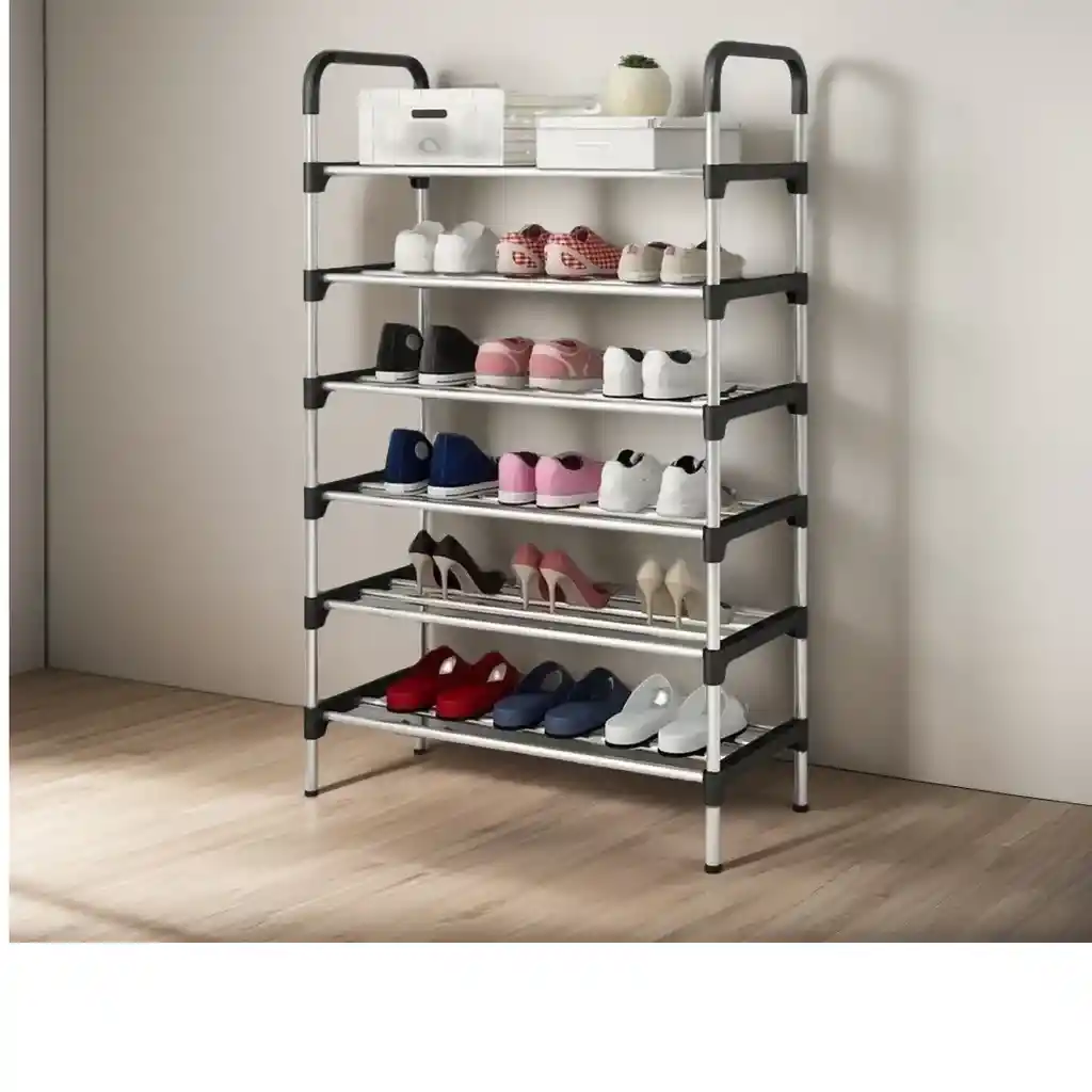 Organizador Zapatero Metálico 6 Niveles Shoe Rack