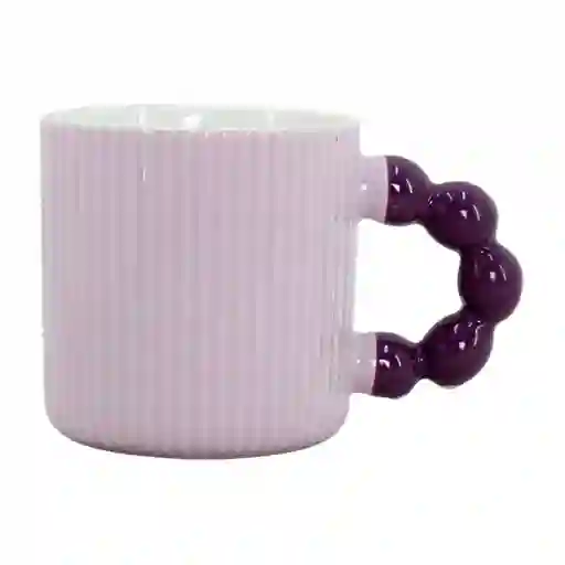 Mug Taza Expressions Cm Violeta 340 Ml Porcelana