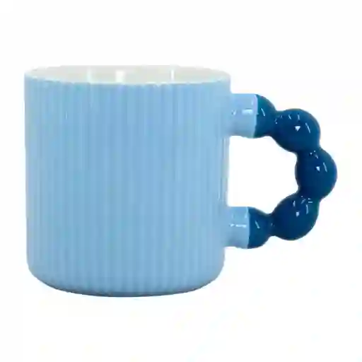 Mug Taza Expressions Cm Azul 340 Ml Porcelana