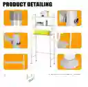 Organizador De Baño Rack 3 Niveles Multiproposito Color Blanco