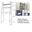 Organizador De Baño Rack 3 Niveles Multiproposito Color Blanco