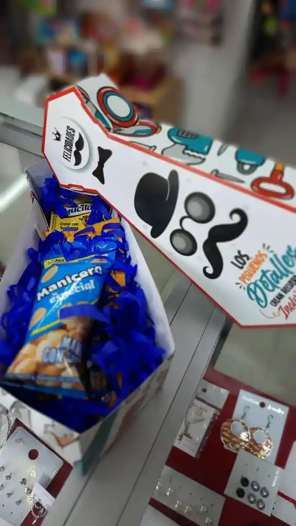 Detalle Regalo Ancheta Para Hombre Feliz Cumpleaños