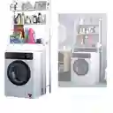 Organizador Estante De Lavadora Baño Metalico Rack 3 Niveles Color Colores