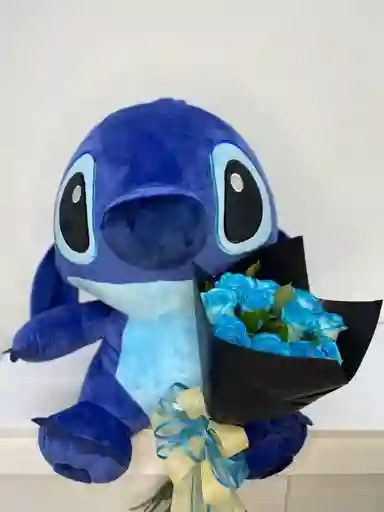 Peluche Stitch Y Ramillete