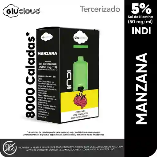 Desechable Glucloud 8000puff - Manzana