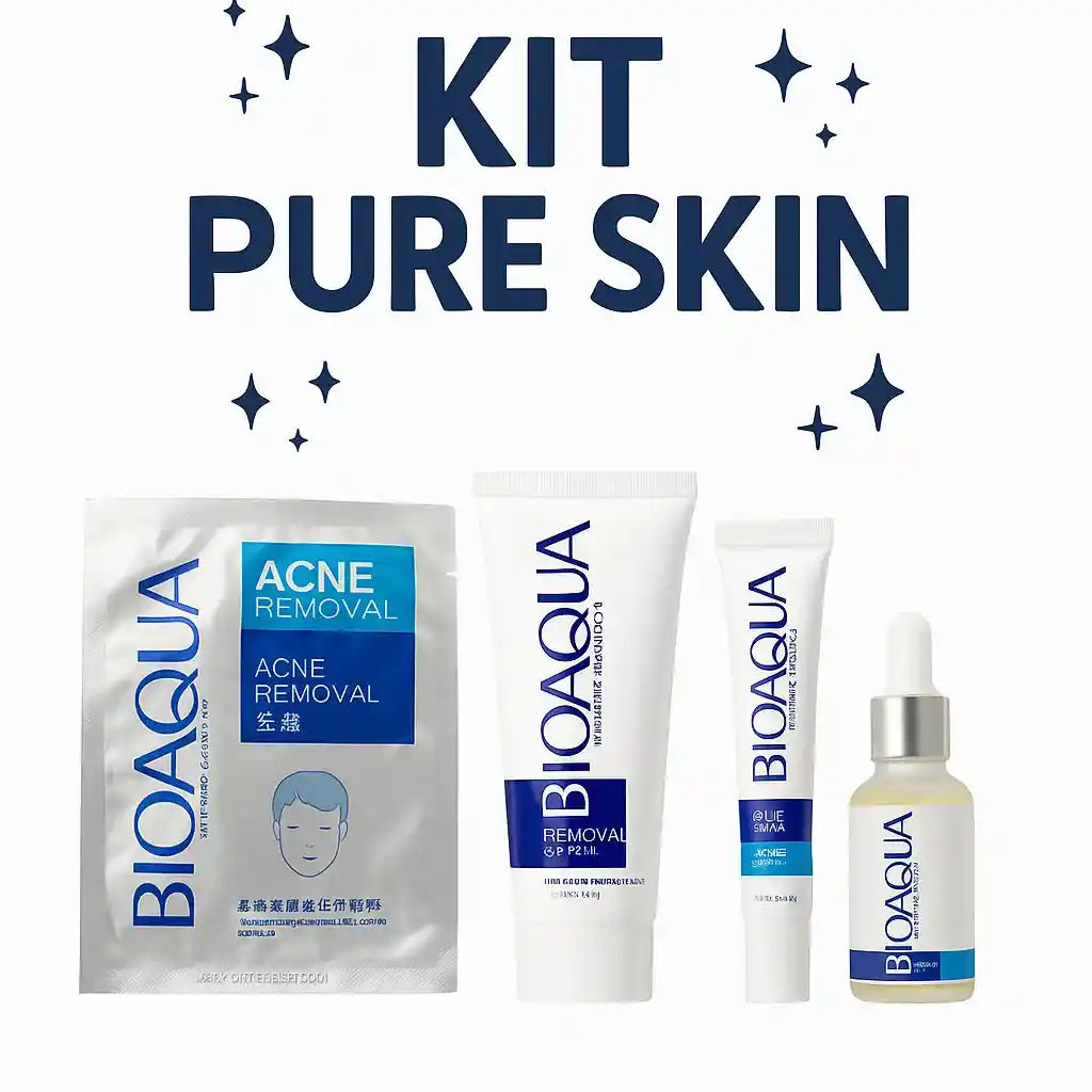 Kit Acne Skin X4 Productos De Bioaqua