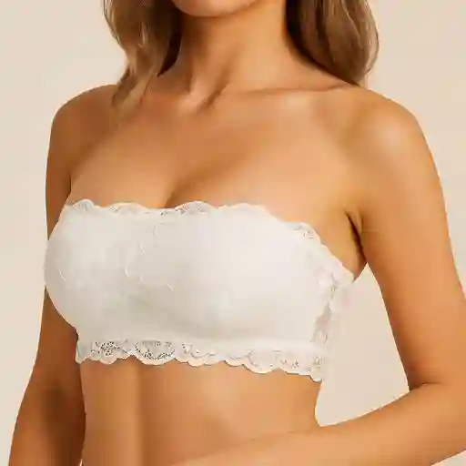 Bralette Lace Touch White