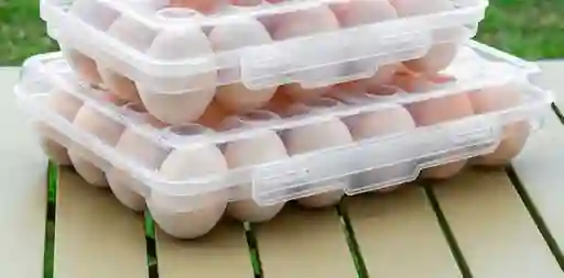 Set Organizador De Huevos + Cubeta De Huevos Aa