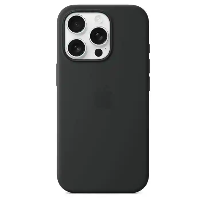 Silicon Case Iphone 16 Pro Negro