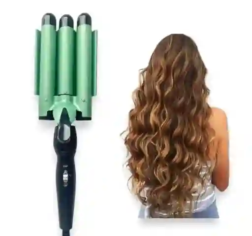 Pinza Rizadora Profesional Para Ondas 3 Tubos