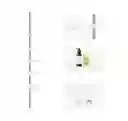 Organizador Esquinero De Baño Y Ducha 3.2 Mts De Altura Color Blanco