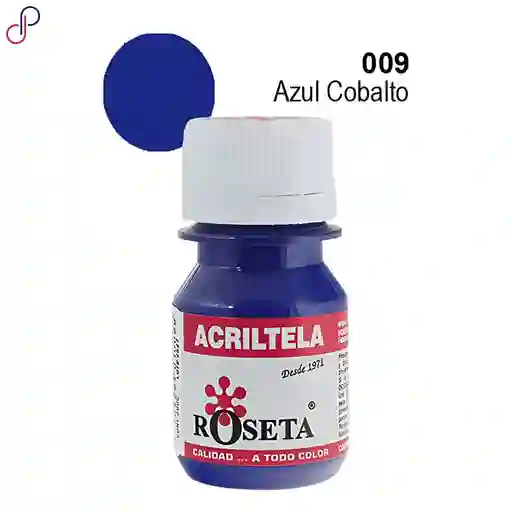 Pintura Para Tela Resistente Al Lavado 30 Cc Azul Cobalto