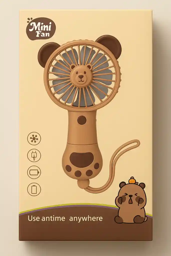 Mini Ventilador De Cara Portatil