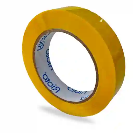 Cinta Adhesiva Identificacion Amarilla 24mm X 100m Plastica