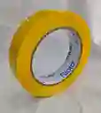 Cinta Adhesiva Identificacion Amarilla 24mm X 100m Plastica