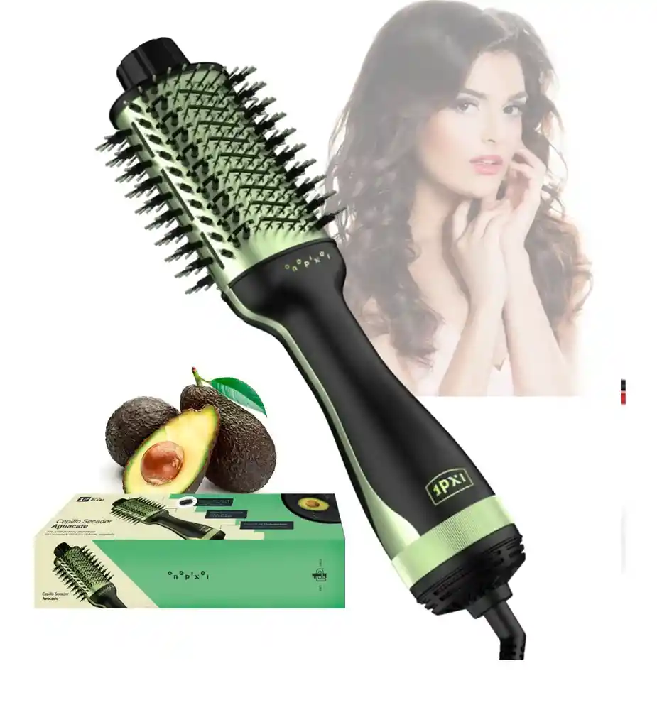 Cepillo Secador Avocado 3d Therapy Infusión Aguacate 2000w One Pixel