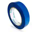 Cinta Adhesiva Identificacion Azul 24mm X 100m Plastica