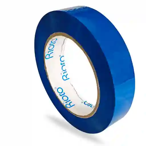Cinta Adhesiva Identificacion Azul 24mm X 100m Plastica