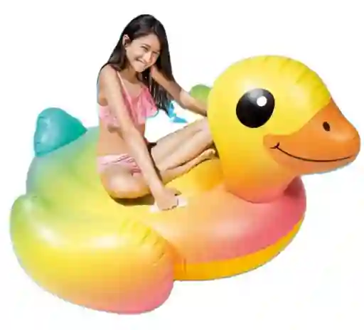 Flotador Pato Inflable Para Piscina De Pato