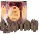 Incienso Cono Reflujo Hem Fragancia Rosa Roja Caja 40 Unidades 115g