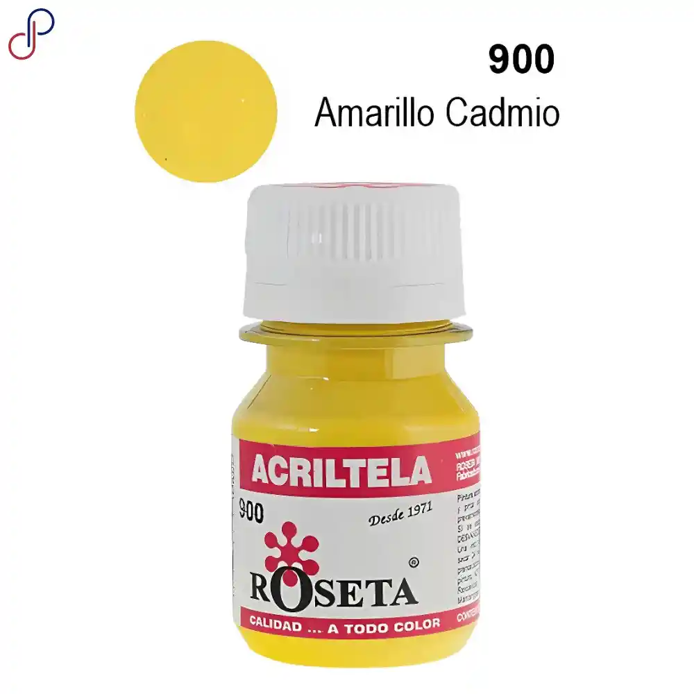 Pintura Para Tela Resistente Al Lavado 30 Cc Amarillo Cadmio