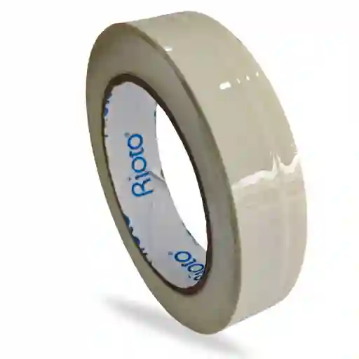 Cinta Adhesiva Identificacion Blanca 24mm X 100m Plastica