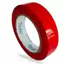 Cinta Adhesiva Identificacion Rojo 24mm X 100m Plastica